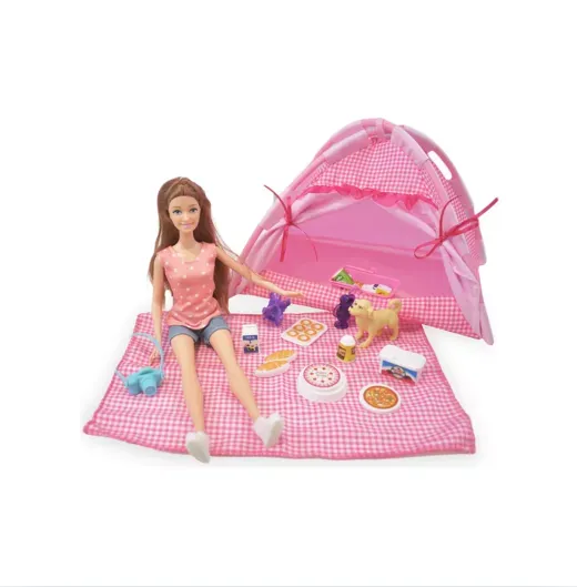 Juguete Set Muñeca Picnic + Accesorios BLD282 FullGan 