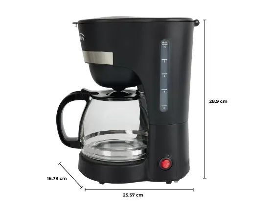 Cafetera Básica Kalley 10 Tazas Negro K-CN10 