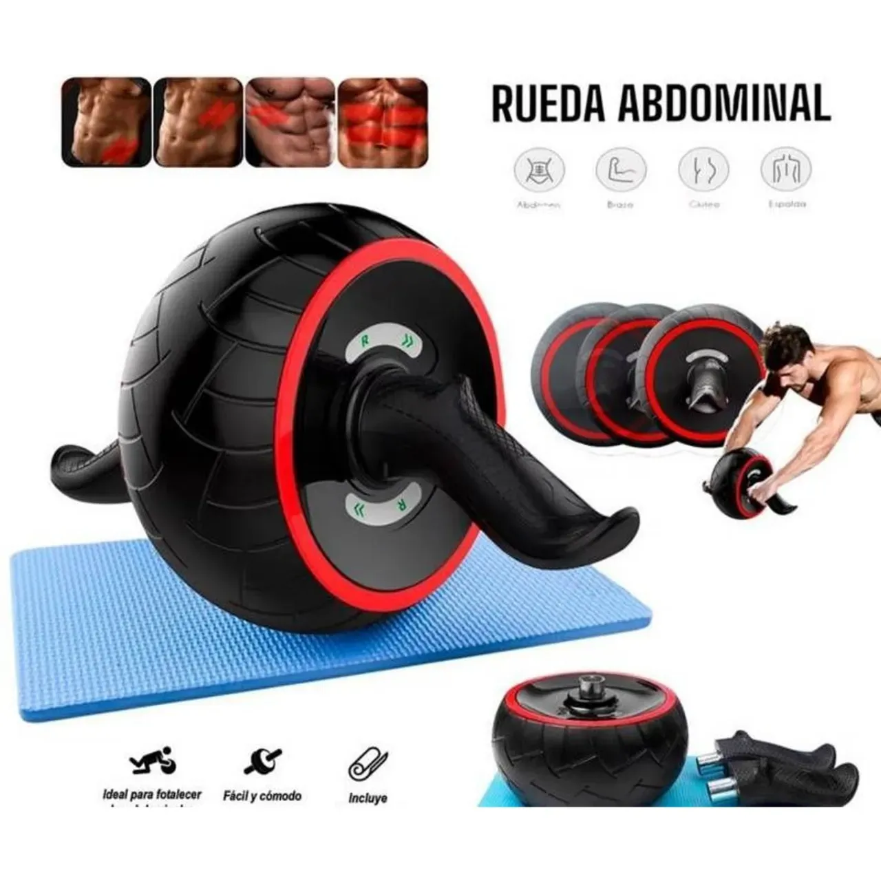 Rueda Abdominal Retráctil 