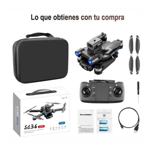 Dron Plegable Doble Camara Profesional D31 Huge 