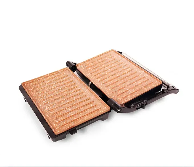 Asador Grill Panini Cobre 180º Home Elements HEGP-215C