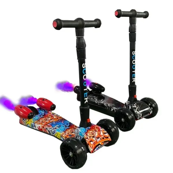 Scooter Humo Niños Luces Recargables YK828P