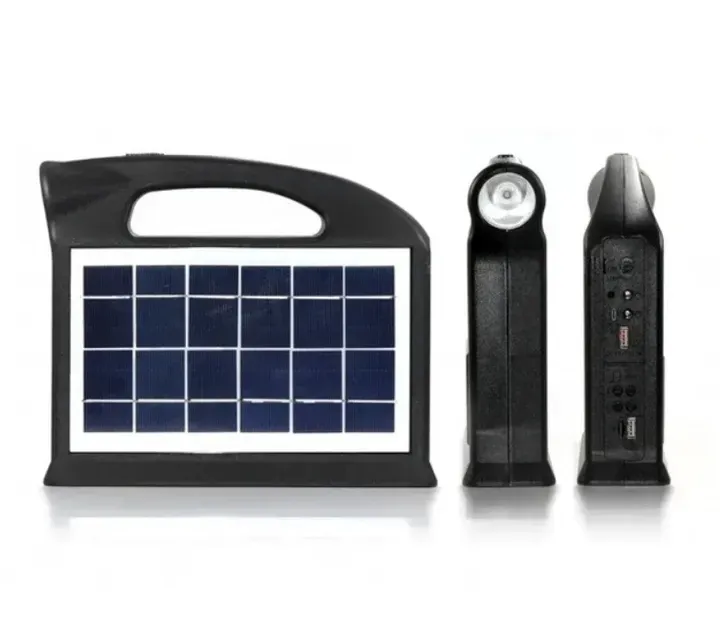 Panel Solar  Luz Led 2 Bombillos Cl-13