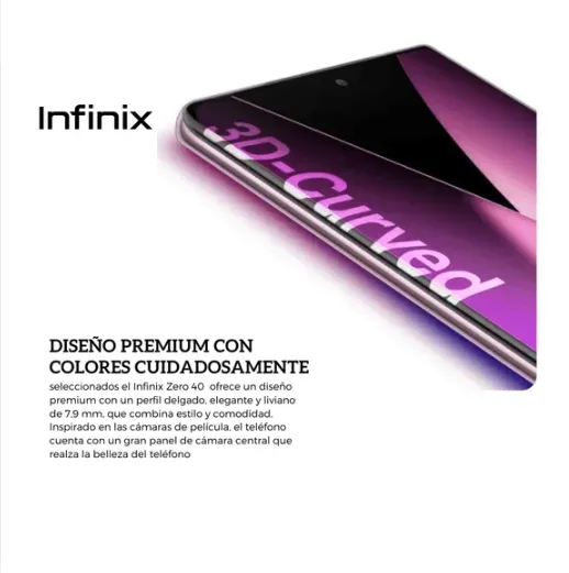 Celular Infinix Zero 40 512Gb/8Ram + Audífonos Inalámbricos