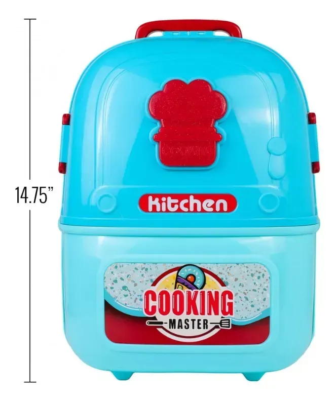 Cocina Para Niños Juego De Cheff Tipo Maleta 2En1 008-986A