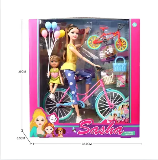 Muñeca Con Bicicleta Para Niña 51808 FullGan 