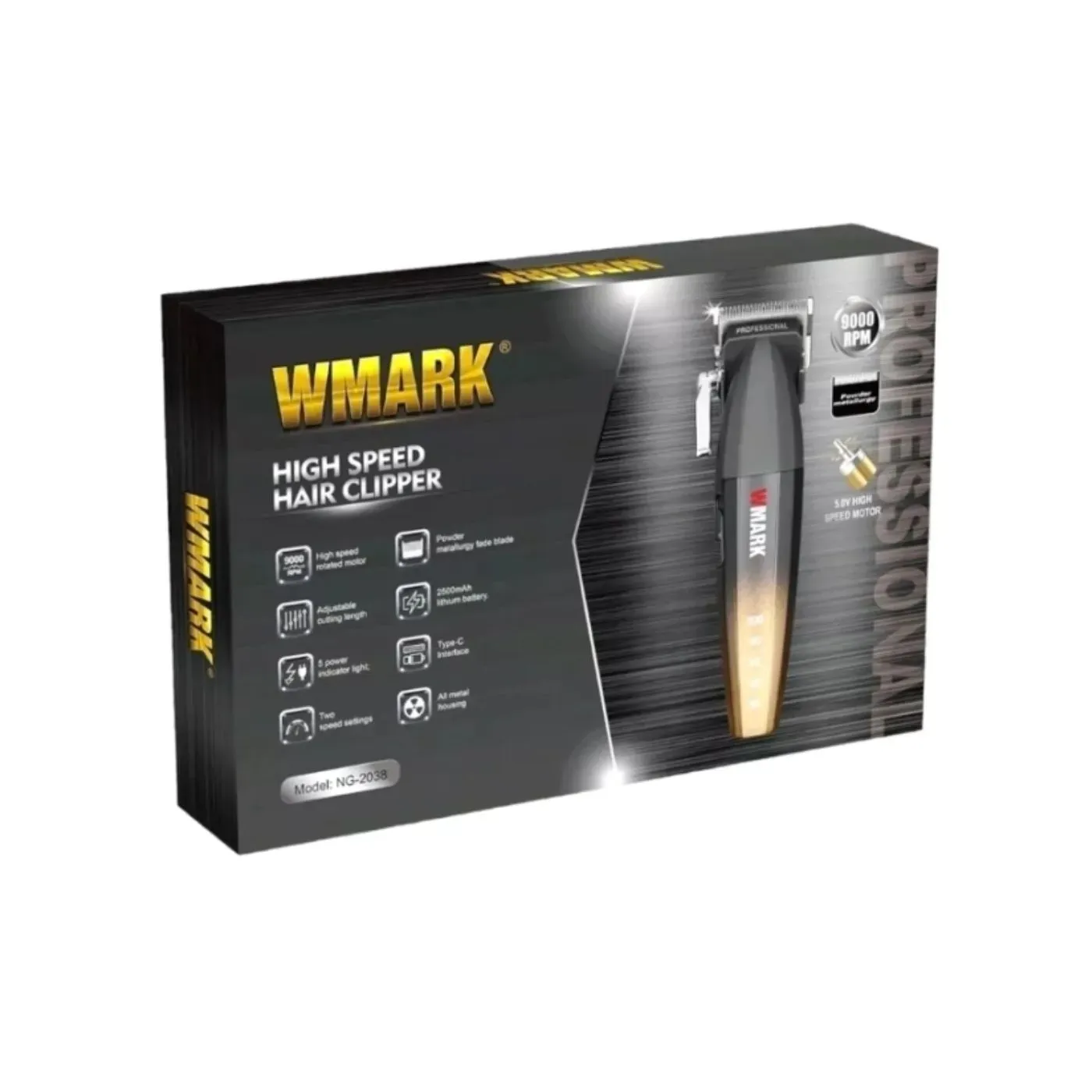 Kit Maquina Peluquera Wmark NG-2038 DB