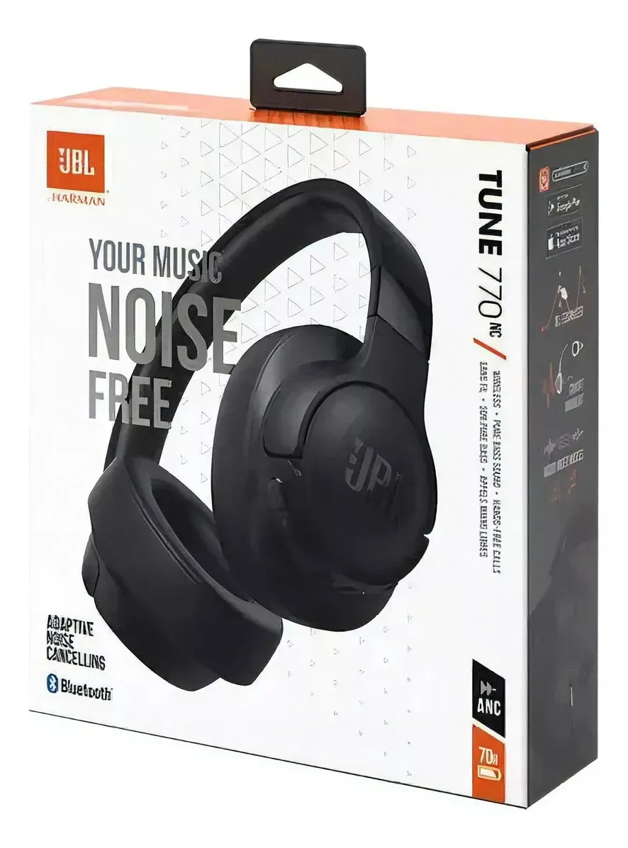 Audifonos de Diadema JBL Inalambricos Bluetooth Over Ear T770Cancelacion de Ruido 