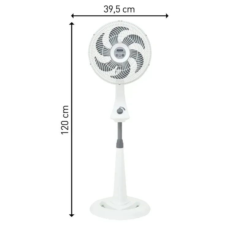 Ventilador Samurai Turbo Silence Maxx Compact 2En1 Blanco