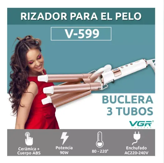 Rizador Bluclera 3 Barriles VGR V-599 DB 