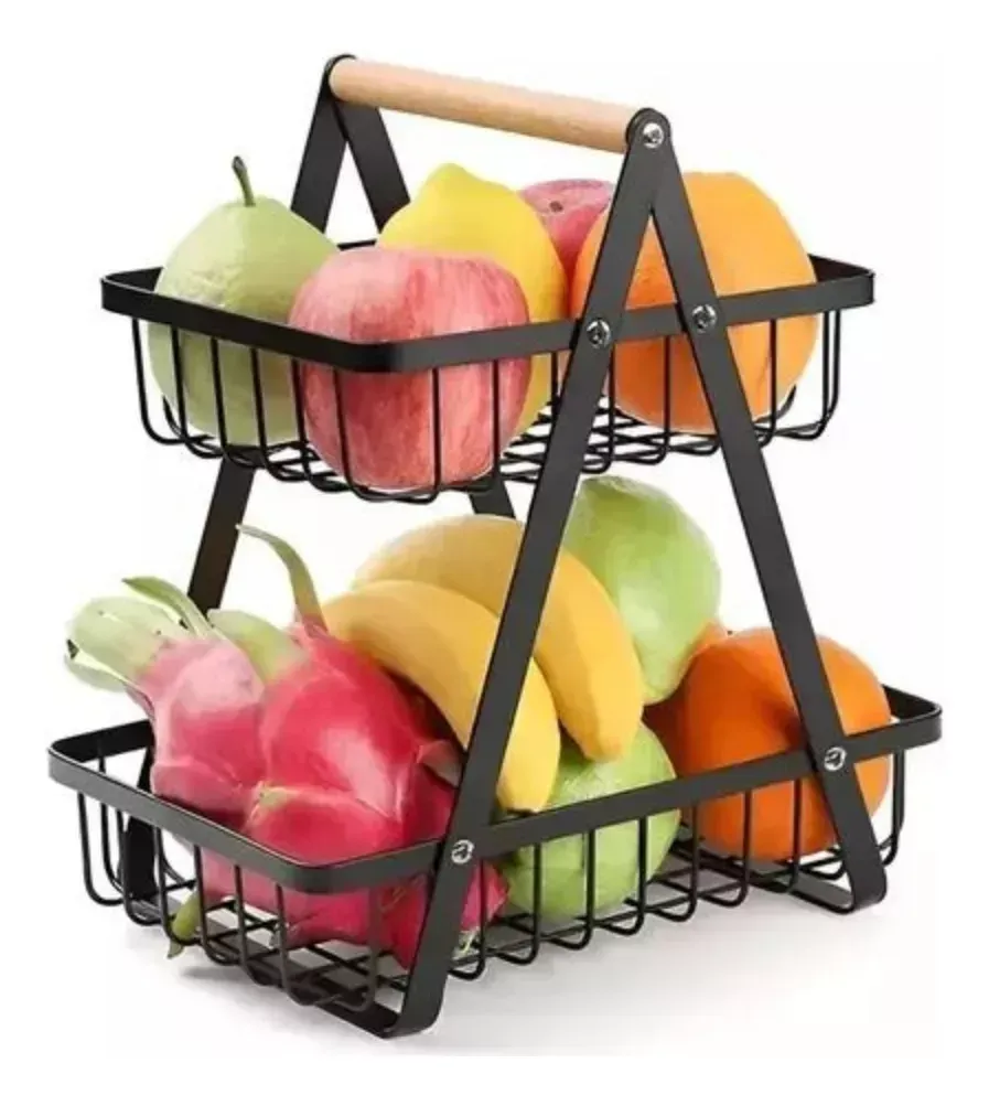 Organizador Almacenador Para Frutas Y Verduras Dos Niveles MC-4 (TM)