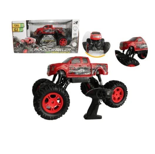 Camioneta Monster Control Remoto Cross Country Rojo 26313B FullGan 