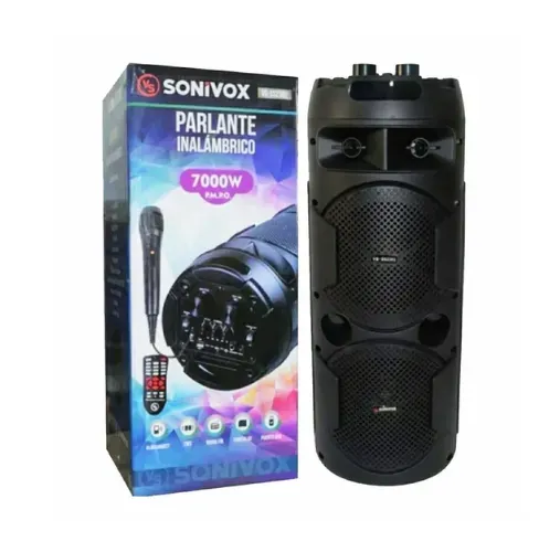 Parlante Sonivox Bluetooth 6'5 Pulgadas VS-SS2362 DB