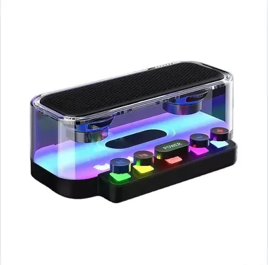 Parlante Altavoz Rgb Inalámbrico Con Botones Z6 Huge 