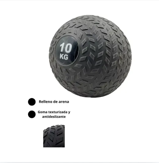  Balón Medicinal  En Goma  Antideslizante  10Kg  SC-82328-10 Focus 