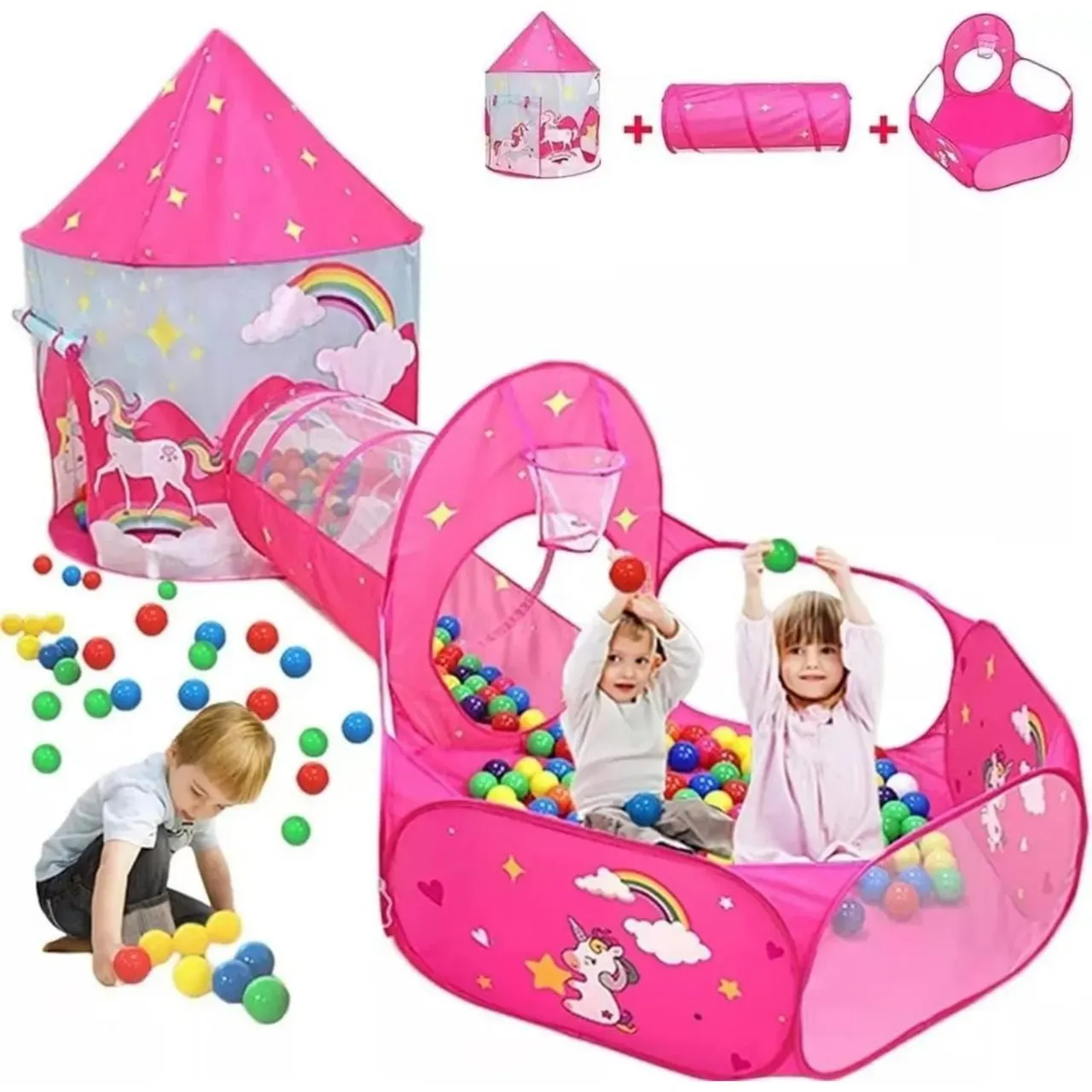 Carpa Tunel Unicornio  FG23-1