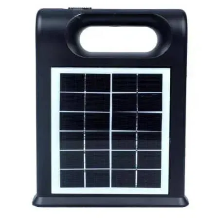 Lampara Panel Solar Luz Led 2 Bombillos Cl-22