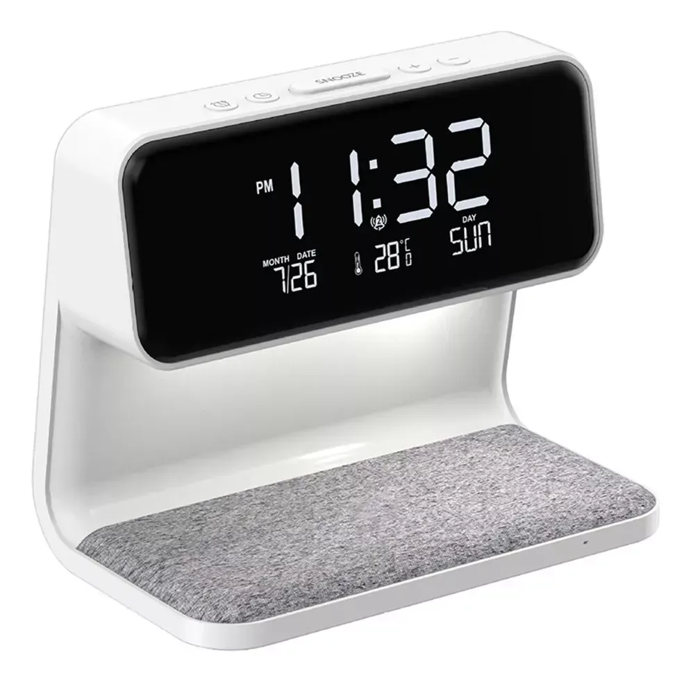 Reloj Despertador De Carga Inalámbrica A26 (TM)