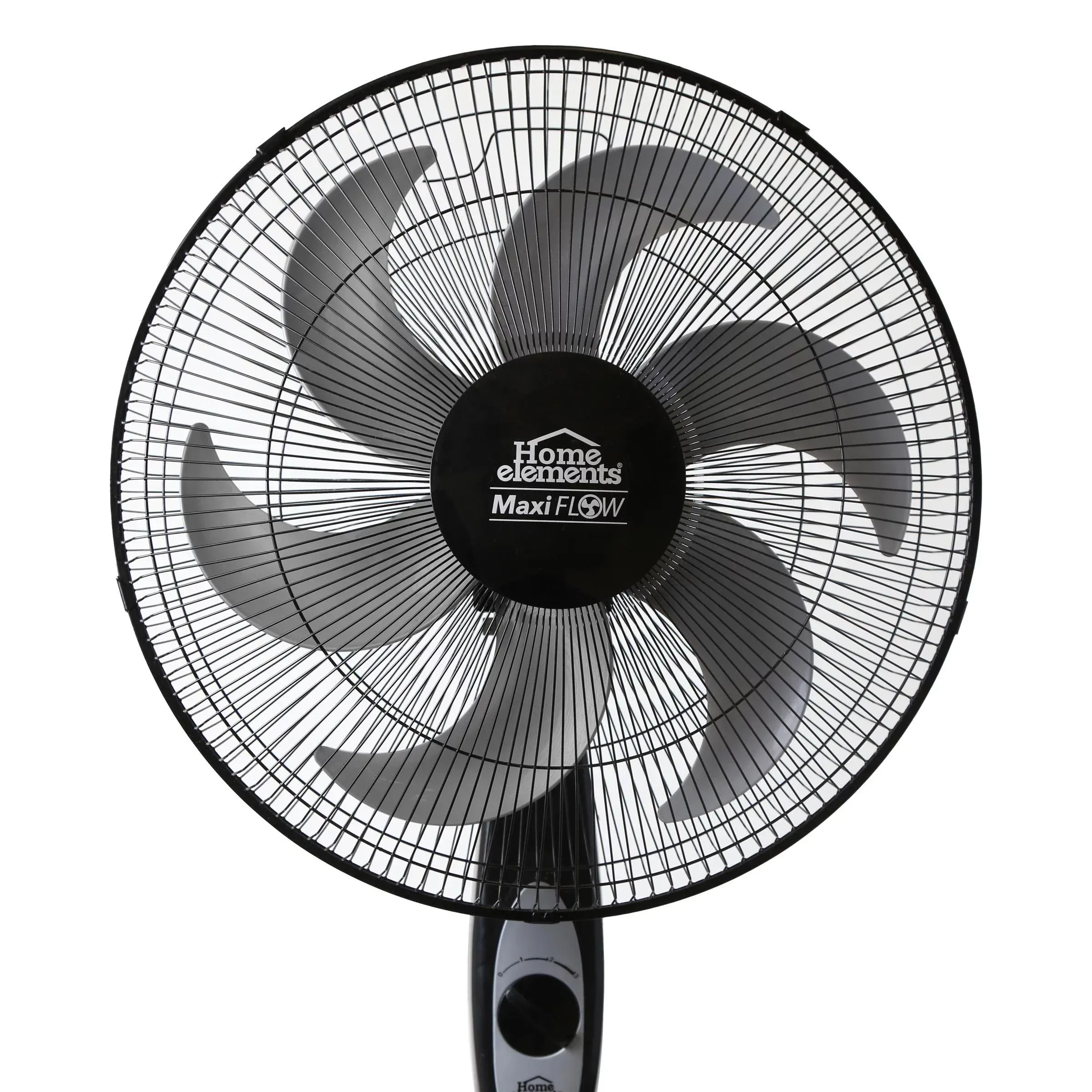 Ventilador Home Elements Pedestal 18 Rejilla Metálica 6 Aspas 