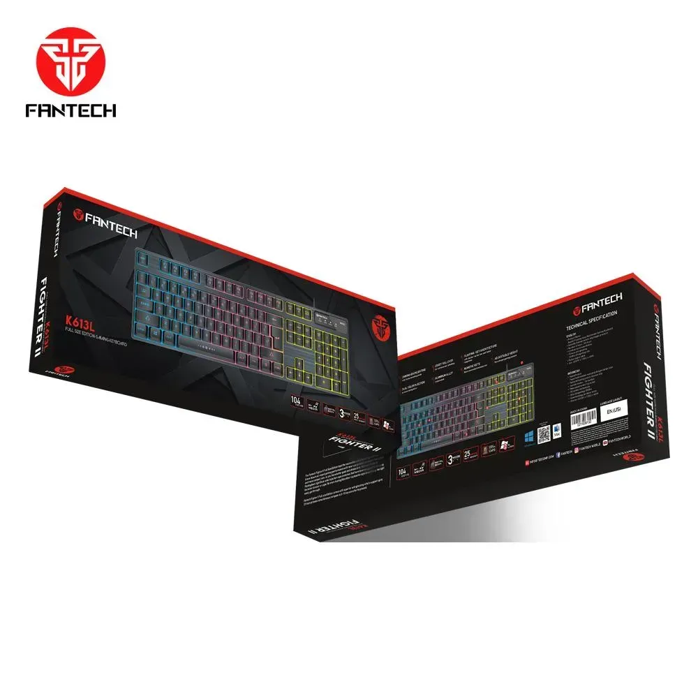 Teclado Gamer Fantech K613 Rgb