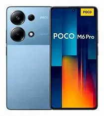 Celular Xiaomi Poco M6 Pro 512Gb/12Ram Azul + Audífonos