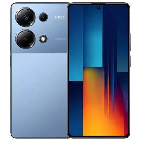 Celular Xiaomi Poco M6 Pro 512Gb/12Ram Azul + Audífonos