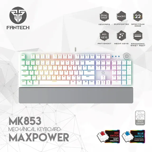 Teclado Gaming Fantech MK853 Space edition