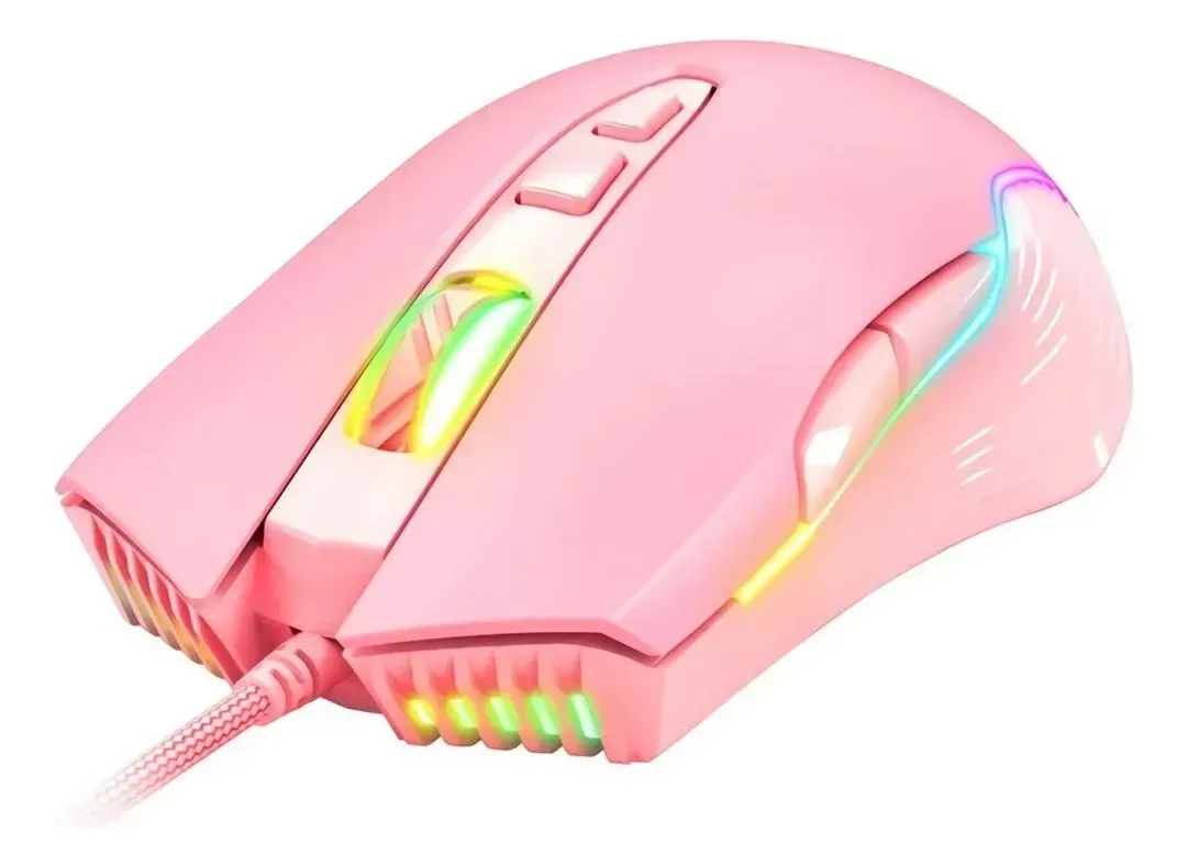 Mouse Onikuma  Alámbrico Rosa  Cw905 