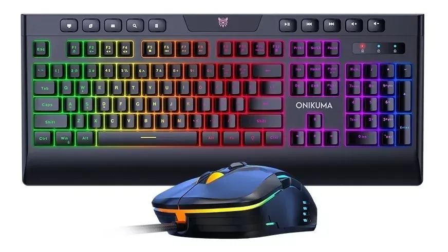 Combo Onikuma  Teclado y Mouse Gaming  G21-CW902