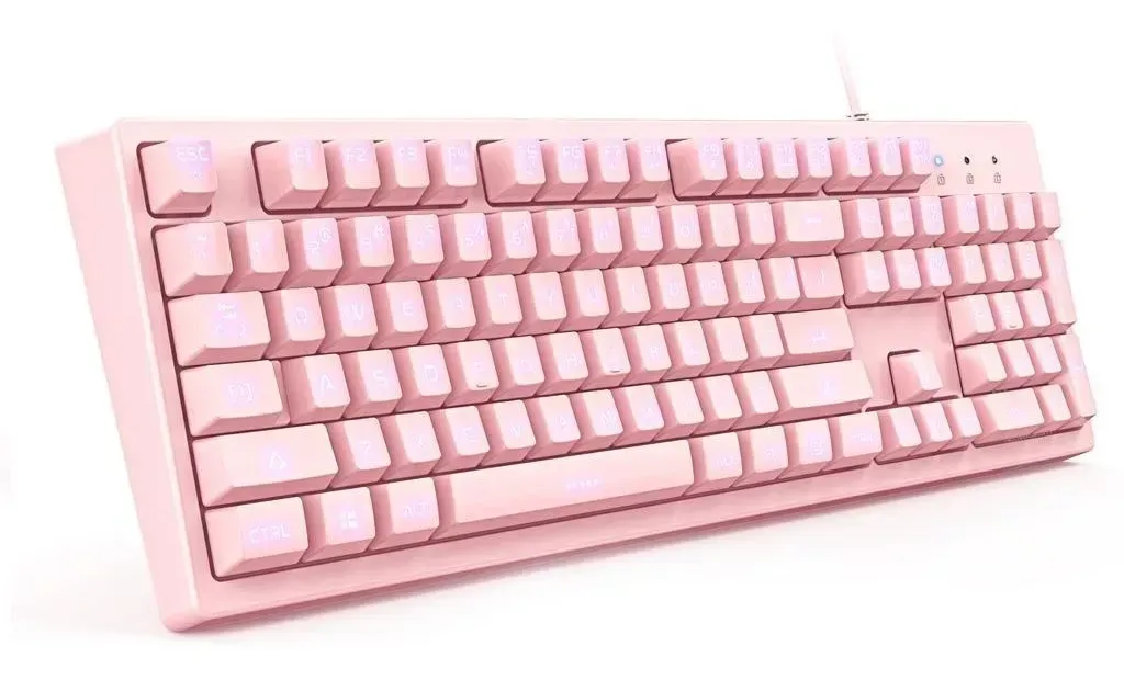 Teclado De Membrana Gamer Onikuma Rosado G25 