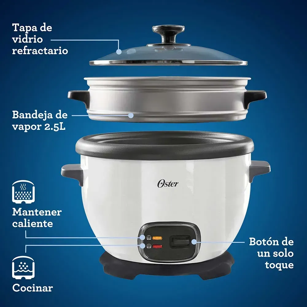 Olla Arrocera Multiusos Oster Con Capacidad para 10 Tazas CKSTRC5731W