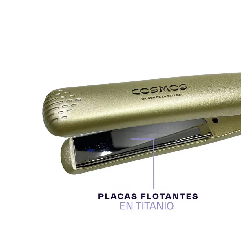 Plancha De Cabello Profesional En Titanio Cosmos Sadira 