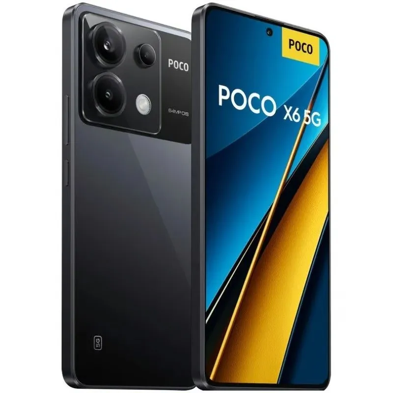 Celular Poco X6 256 GB 12 Ram Negro + Audifonos