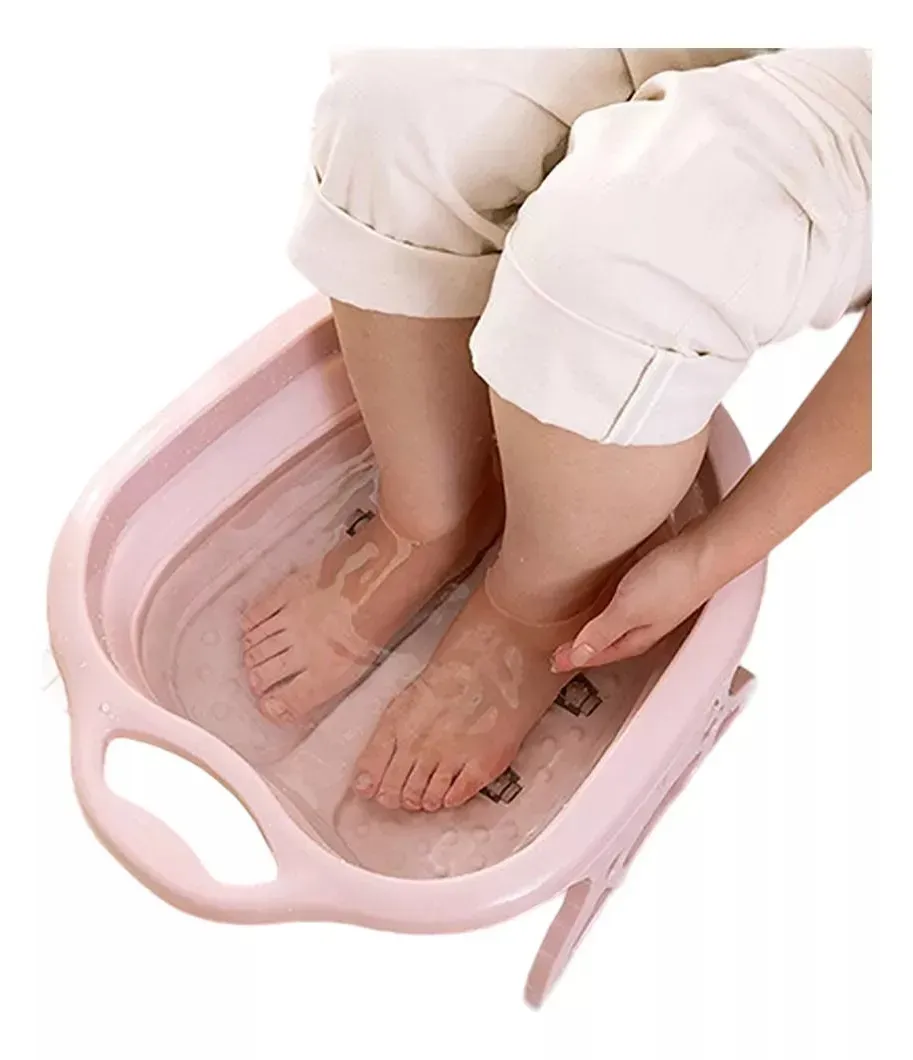 Tina Spa Para Pies Bañera Plegable Portátil Hidromasaje