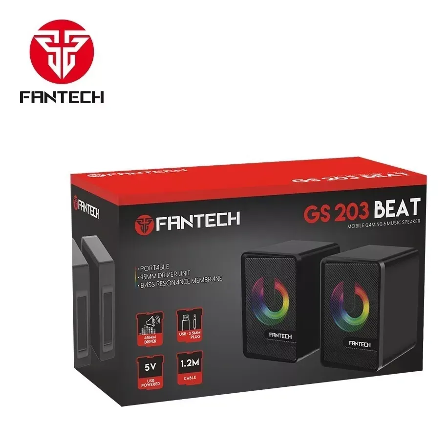 Parlantes Fantech Gamer Space Edition Beat Gs203 