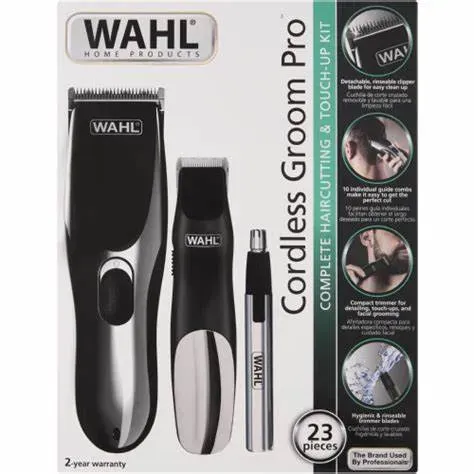 Máquina Wahl Kit Cordless Gromm Pro 23 Piezas 09649-2168