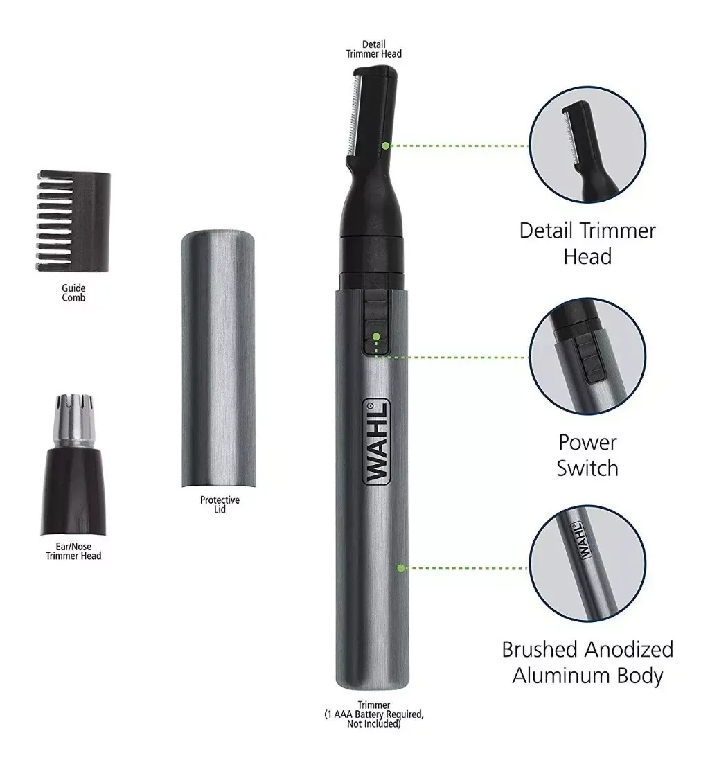 Kit Depilador Wahl Micro Grooms Man Lithium 5640-1001 