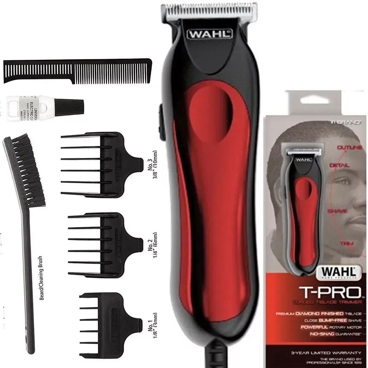 Máquina Wahl T-Pro Corded Trimmer 9307-308