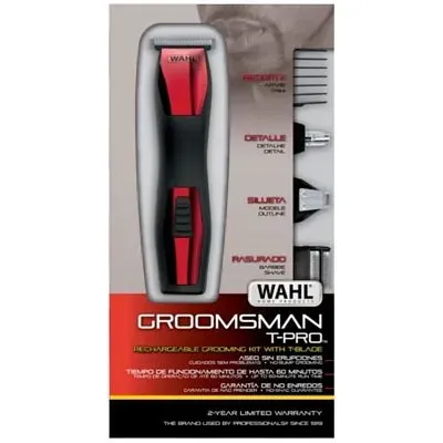 Maquina Patillera Wahl  Recargable  Groomsman T-pro 9892-008 