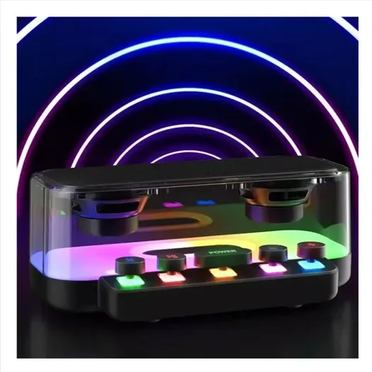 Parlante Altavoz Rgb Inalámbrico Con Botones Z6 Huge 