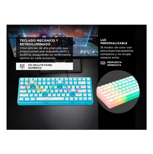 Teclado Gamer Membrana G30 Onikuma 