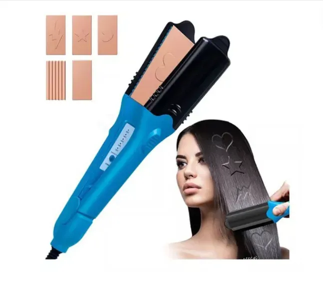 Combo Plancha De Cabello 3D + Organizador Maquillaje 360°