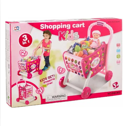 Carrito De Mercado De Juguete Para Niños 008-903 FullGan