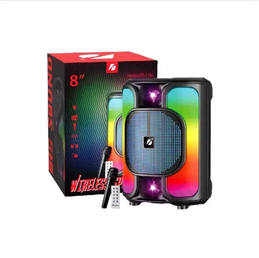 Parlante RGB 8" Pulgadas KTS-1766 DB 