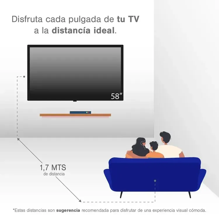 Televisor TV KALLEY 58" Pulgadas 147 cm K-GTV58UHDQ 4K-UHD QLED Smart TV Google