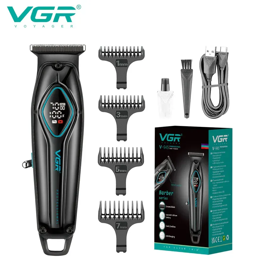 Máquina Trimmer Corta Pelo VGR V-945 