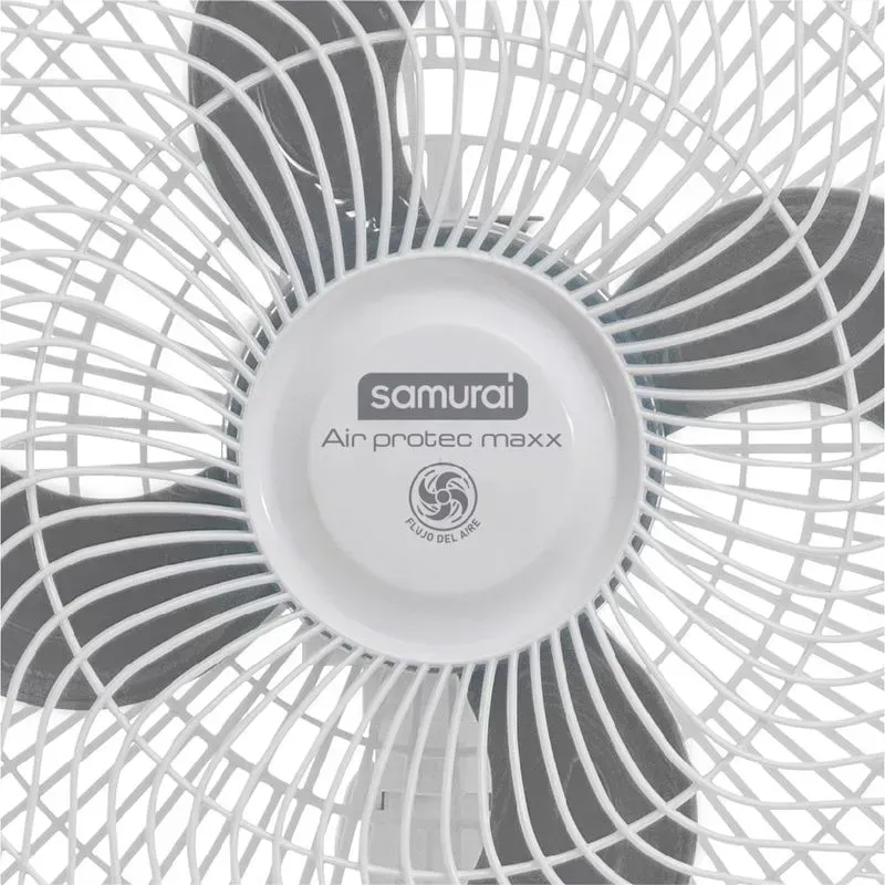 Ventilador Samurai Air Protect Maxx 2En1 Blanco