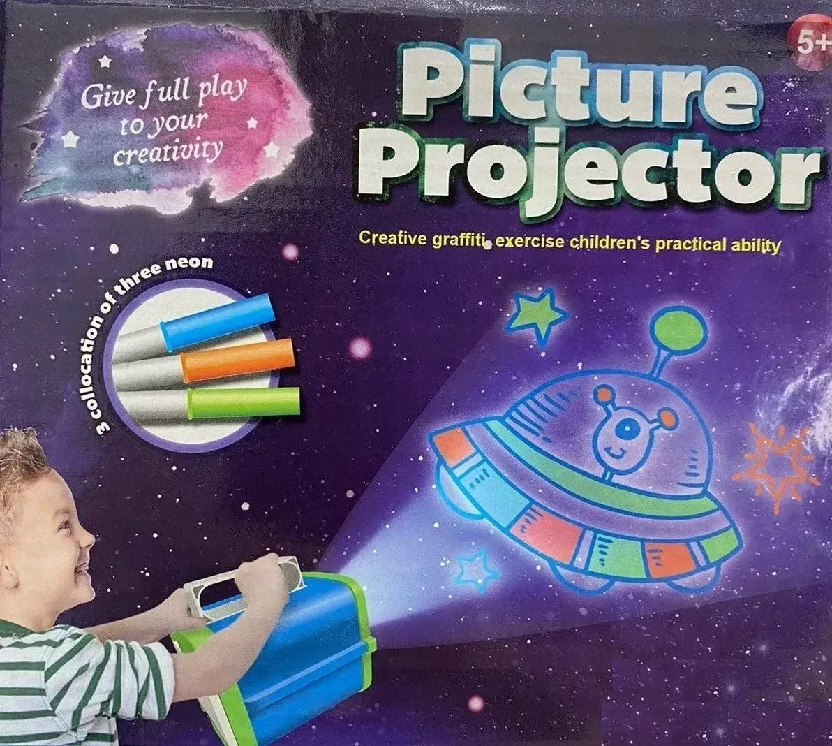 Pizarras 3D Juguetes Pizarra Proyector De Dibujos Para Niños D1230