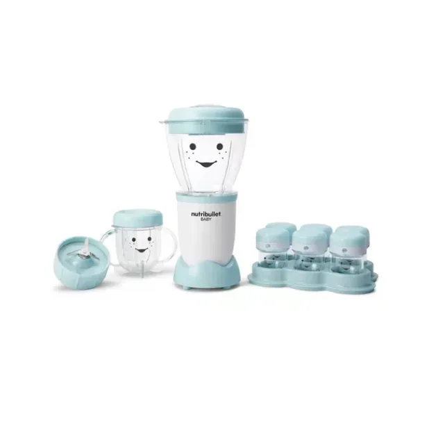 Procesador De Alimentos Para Bebés Nutribullet Baby Bullet 18 Piezas NBY-1848 TM 