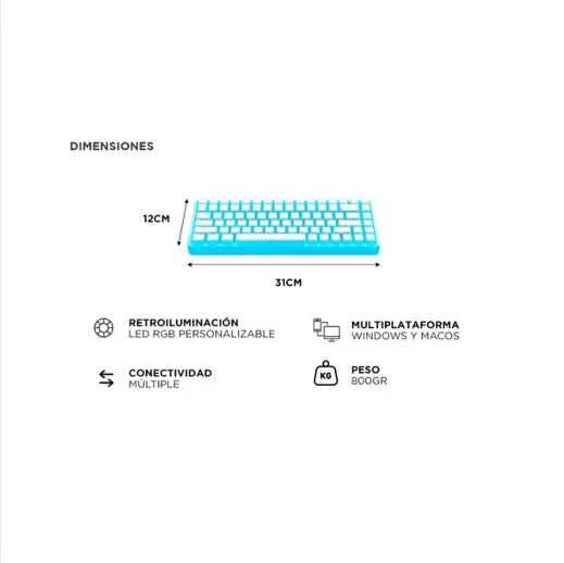 Teclado Gamer Membrana G30 Onikuma 